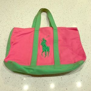 Polo canvas tote